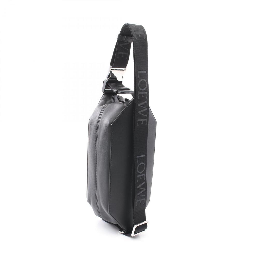 Loewe Convertible Sling Waist Bag Body Leather Black - Picture 2 of 6